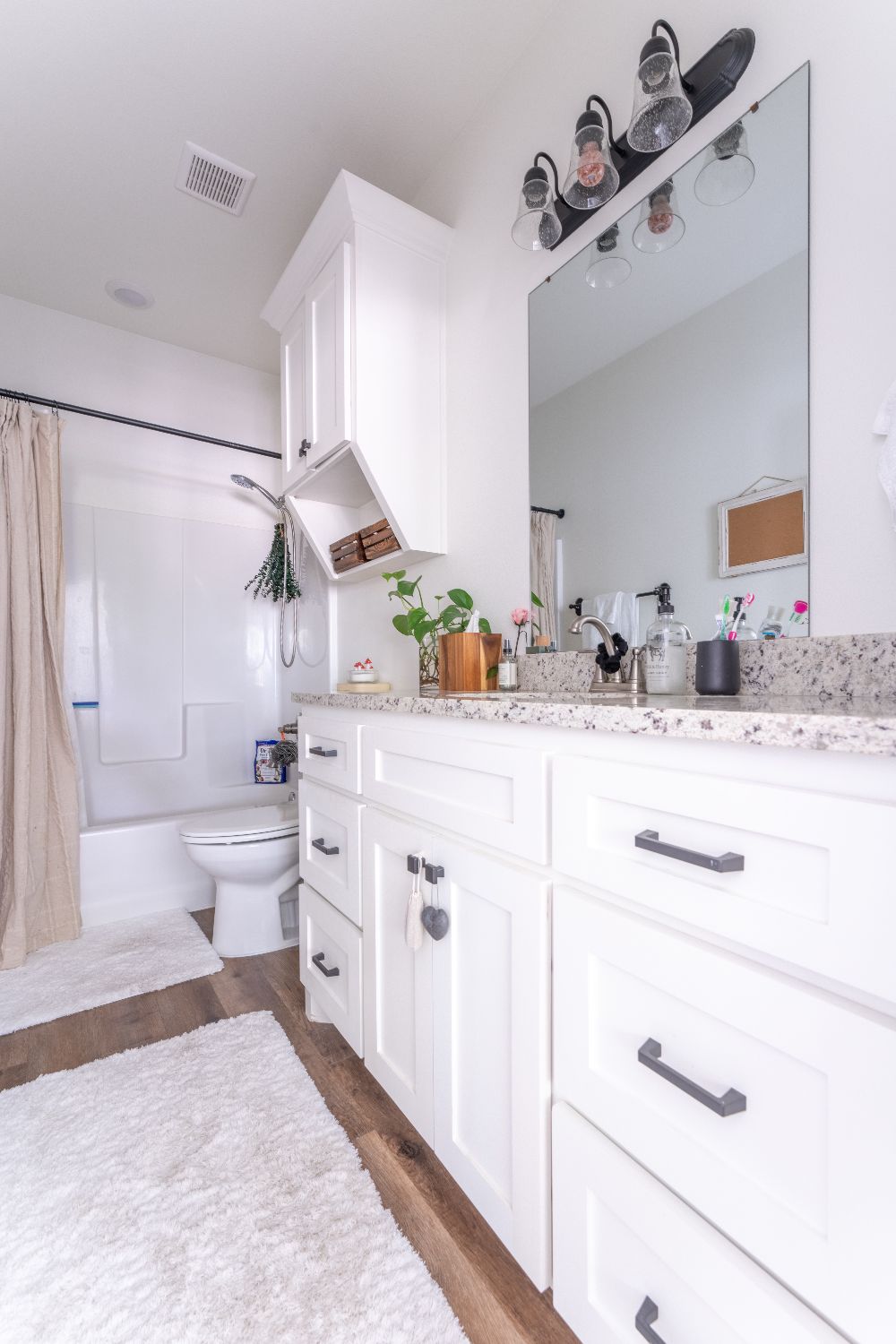 Spacious living area with sunlight