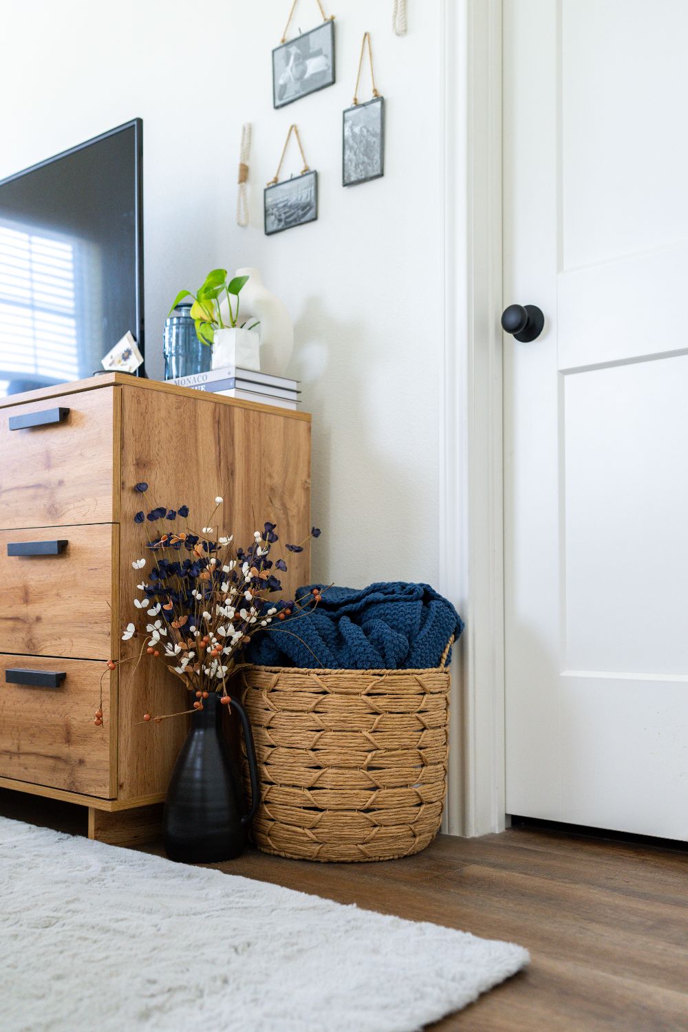 Modern bathroom with glass shower